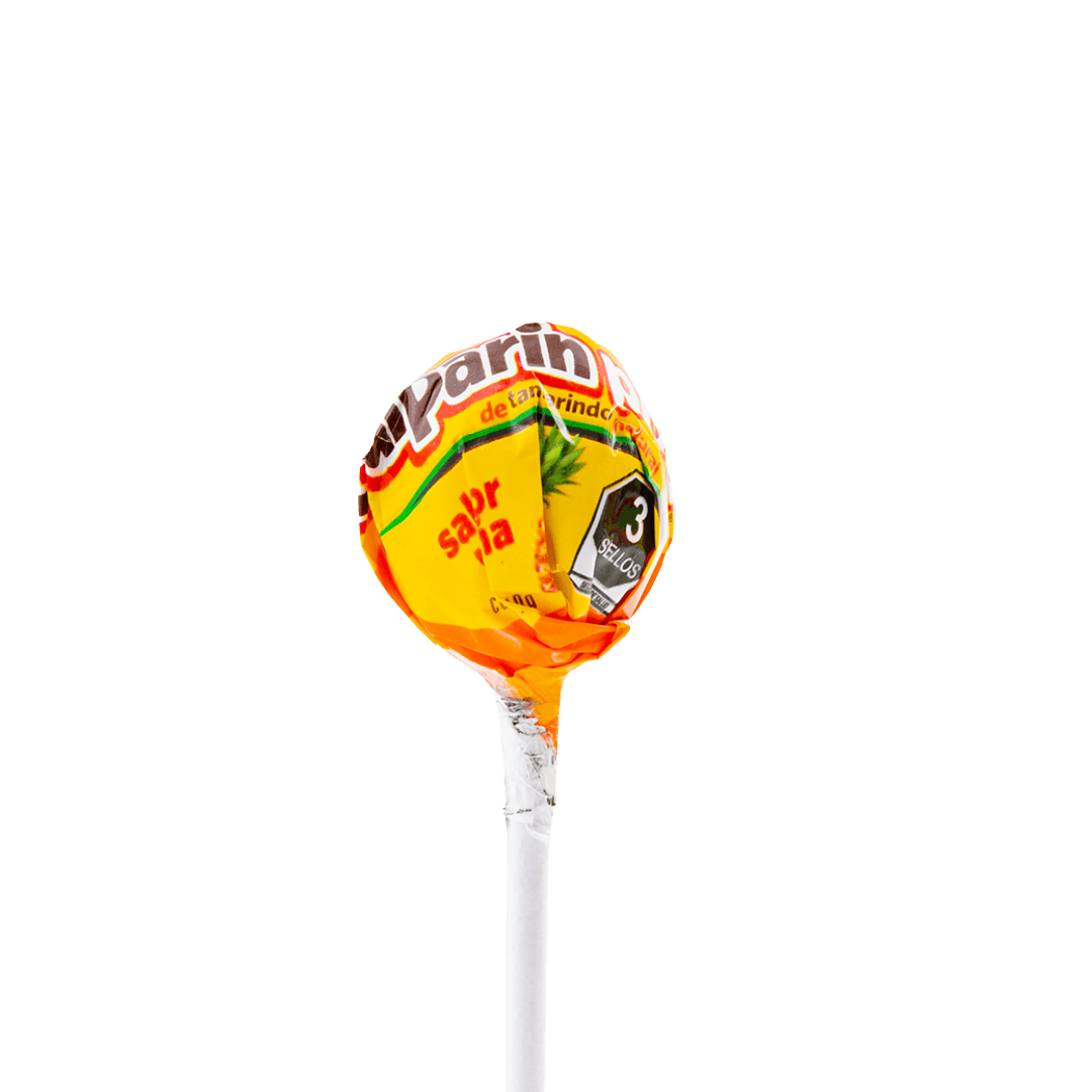 Paleta Mini Pulparinpop 50 piezas 10 grs
