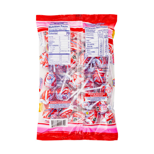 Paleta Jumbo Cereza 24 piezas 19 grs