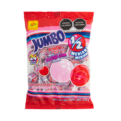 Paleta Jumbo Cereza Mediana 24 piezas 14 grs