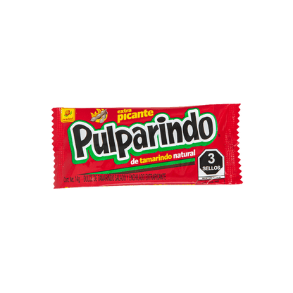 Pulparindo Extra Picante 20 piezas 14 grs
