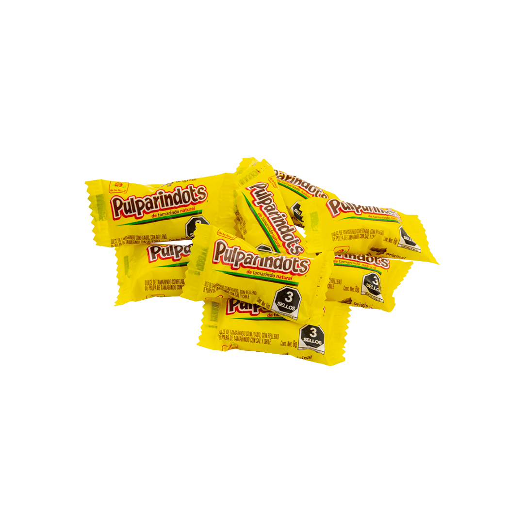 Pulparindots Bolsa 70 piezas 6 grs