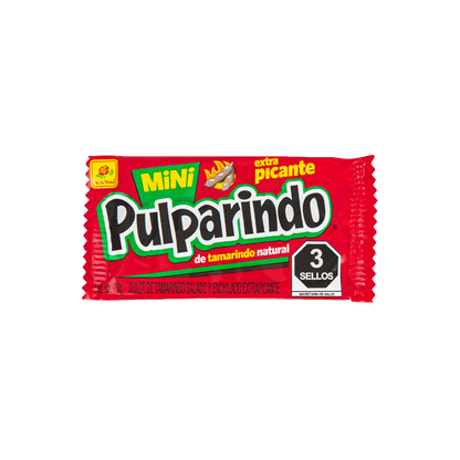 Pulparindo Mini Extra Picante 24 piezas 10 grs