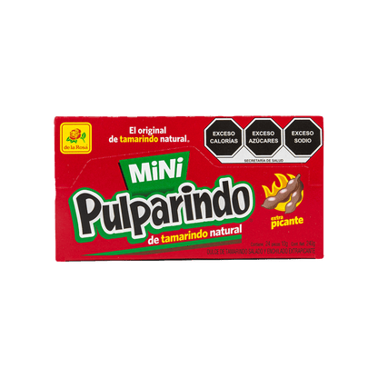 Pulparindo Mini Extra Picante 24 piezas 10 grs