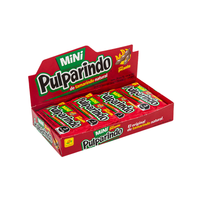 Pulparindo Mini Extra Picante 24 piezas 10 grs