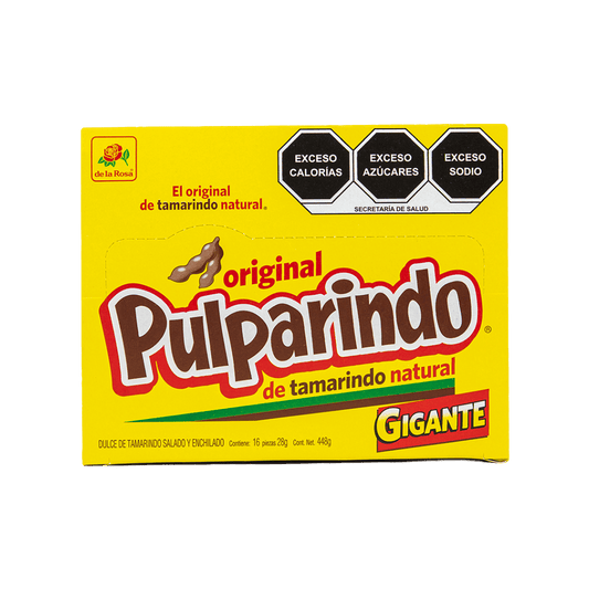Pulparindo Original Gigante 16 piezas de 28 grs