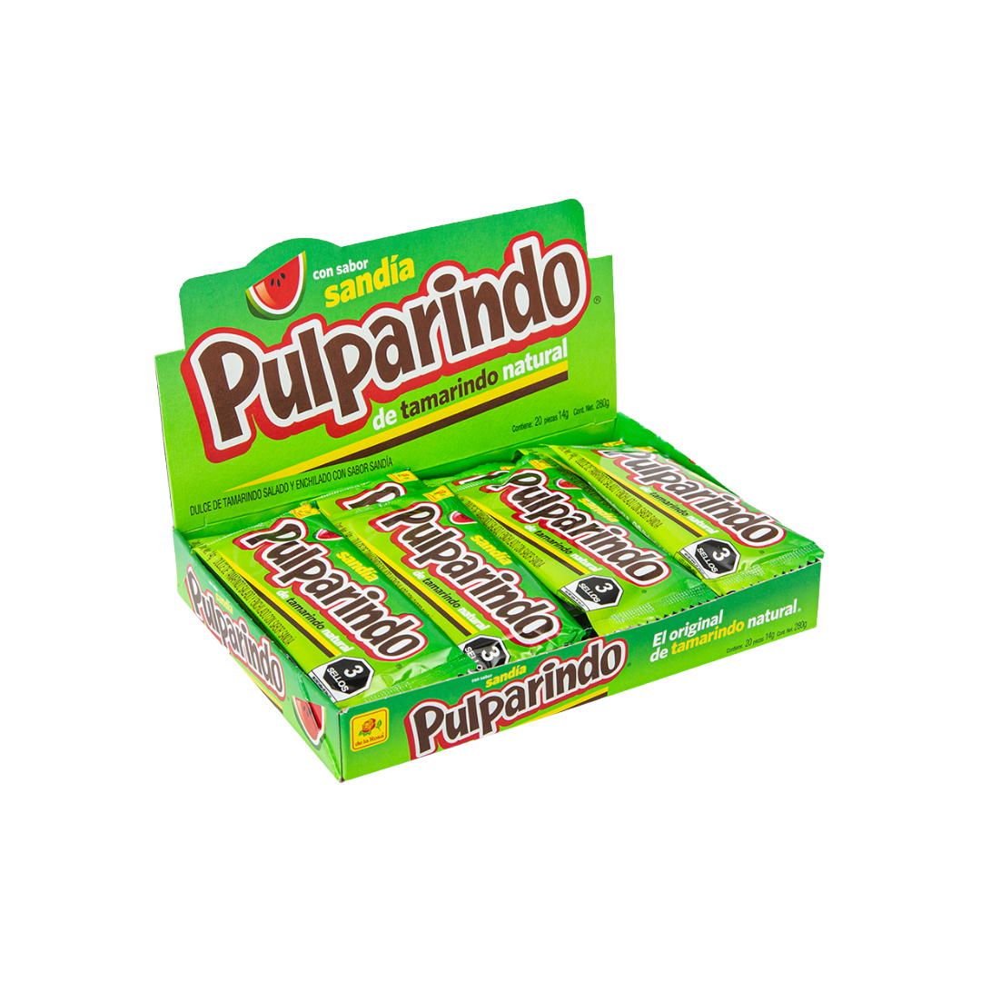 Pulparindo Sandía 20 piezas 14 grs