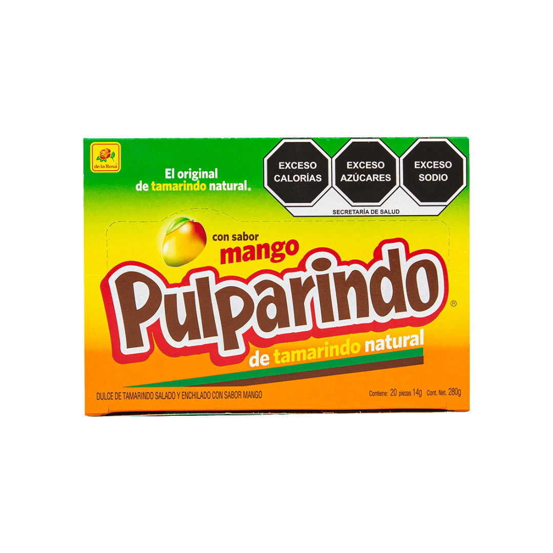 Pulparindo Mango 20 piezas 14 grs