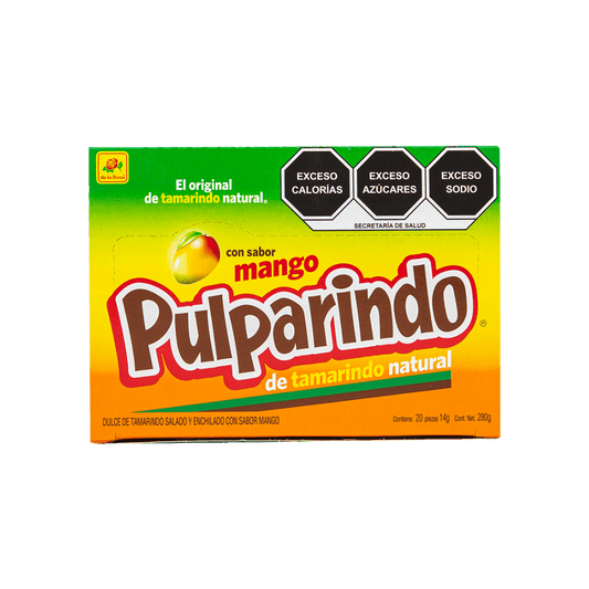 Pulparindo Mango 20 piezas 14 grs