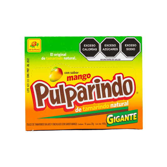 Pulparindo Mango Gigante 16 piezas 28 grs