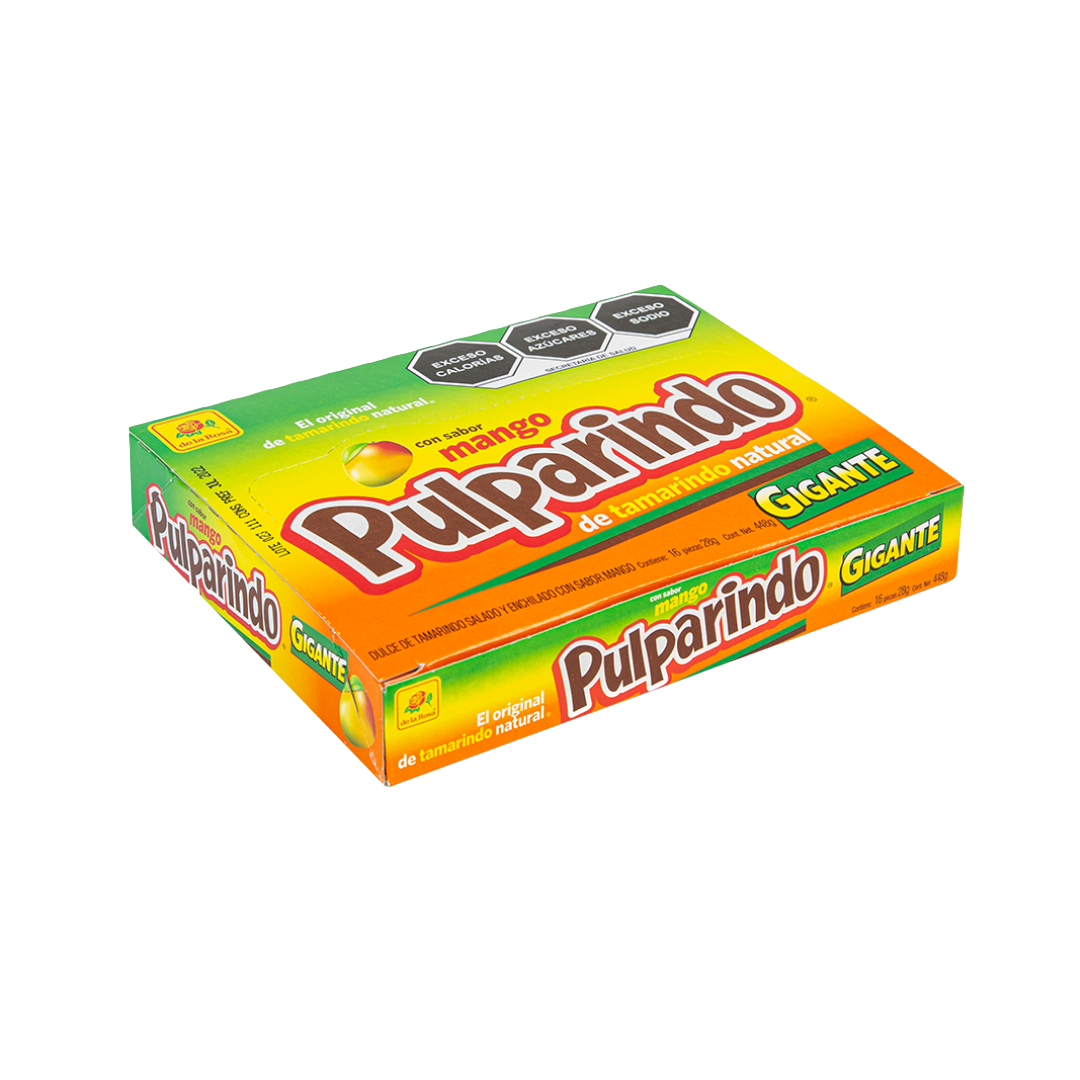 Pulparindo Mango Gigante 16 piezas 28 grs