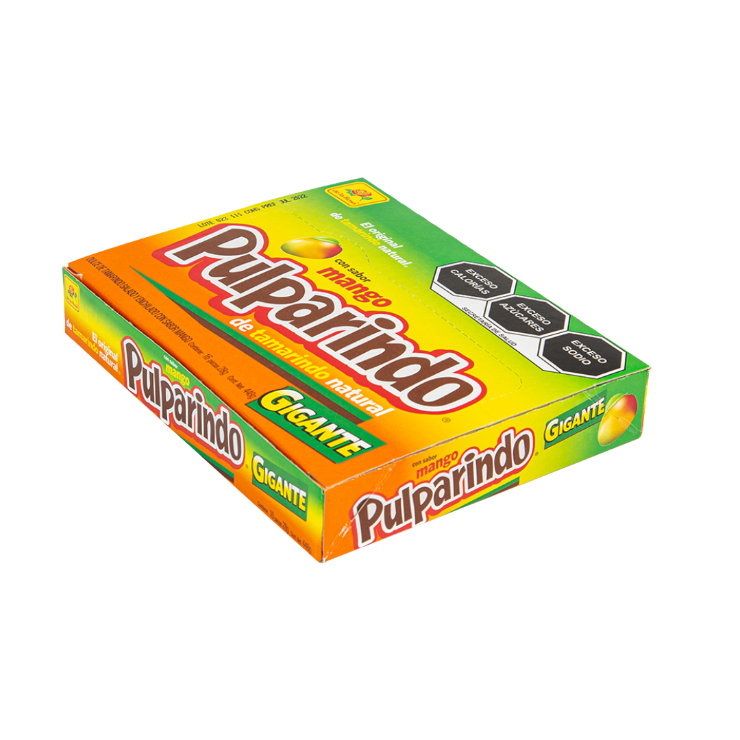 Pulparindo Mango Gigante 16 piezas 28 grs