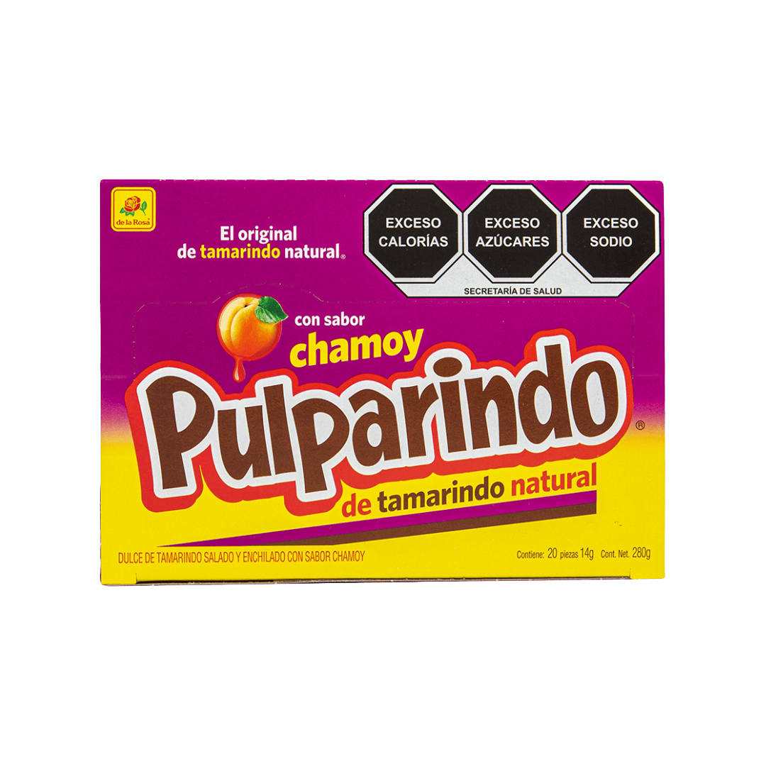 Pulparindo Chamoy 20 piezas 14 grs