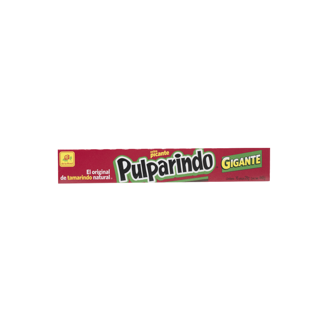 Pulparindo Gigante Extra Picante 16 piezas 28 grs