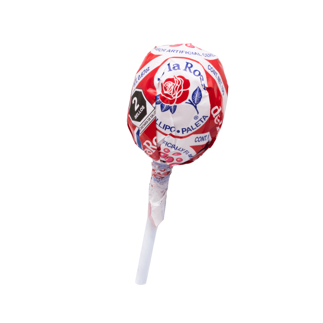 Paleta Jumbo Cereza 50 piezas 19 grs
