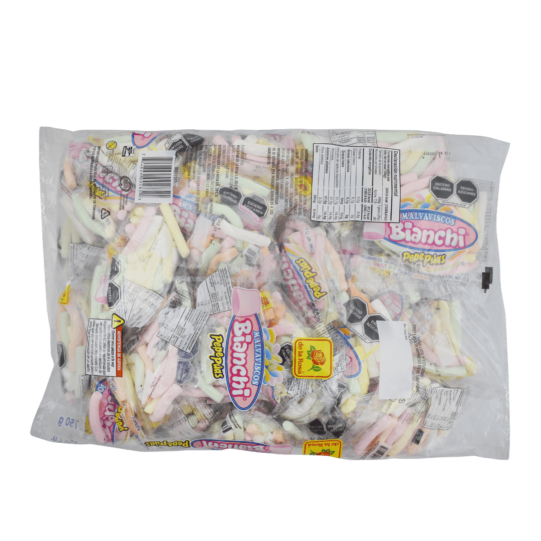 Bombón Bianchi Pepe Púas 30 piezas 25 grs