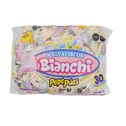 Bombón Bianchi Pepe Púas 30 piezas 25 grs