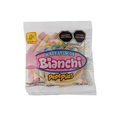 Bombón Bianchi Pepe Púas 30 piezas 25 grs