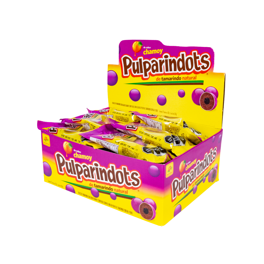 Pulparindots Chamoy 20 piezas 30 grs