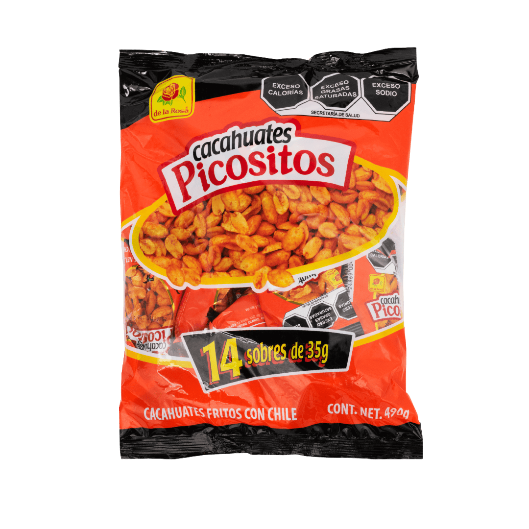 Cacahuates Picositos 14 sobres 35 grs c/u