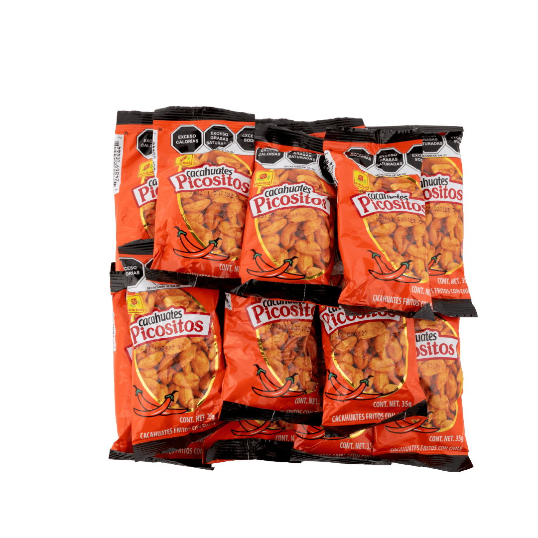 Cacahuates Picositos 14 sobres 35 grs c/u