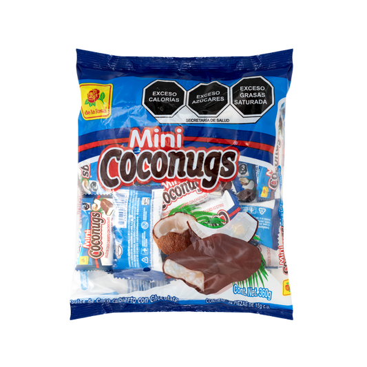 Mini Chocolate CocoNugs con Coco rallado 24 piezas 15 grs