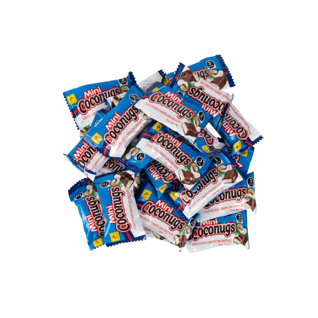 Mini Chocolate CocoNugs con Coco rallado 24 piezas 15 grs