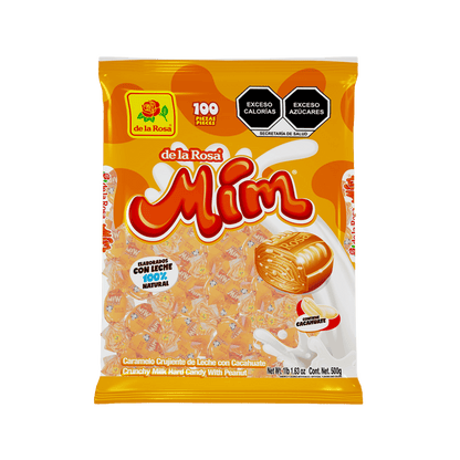 Caramelo Mim sabor Cacahuate 100 piezas 500 grs