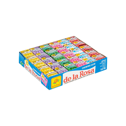 Chicle Cuatro Pastillas variedad de Colores 60 piezas 270 grs