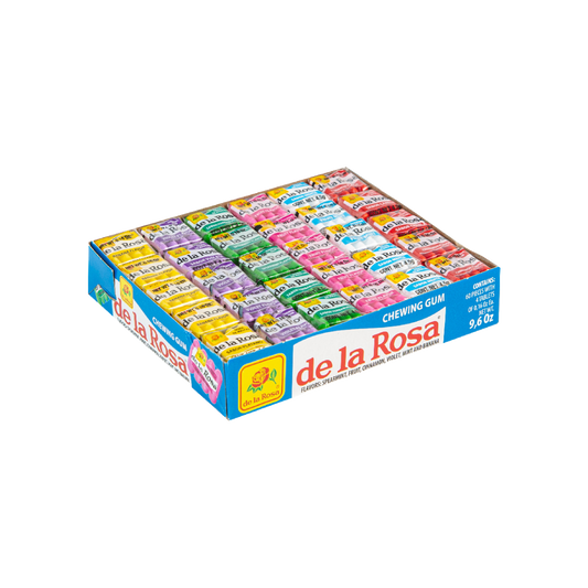 Chicle Cuatro Pastillas variedad de Colores 60 piezas 270 grs