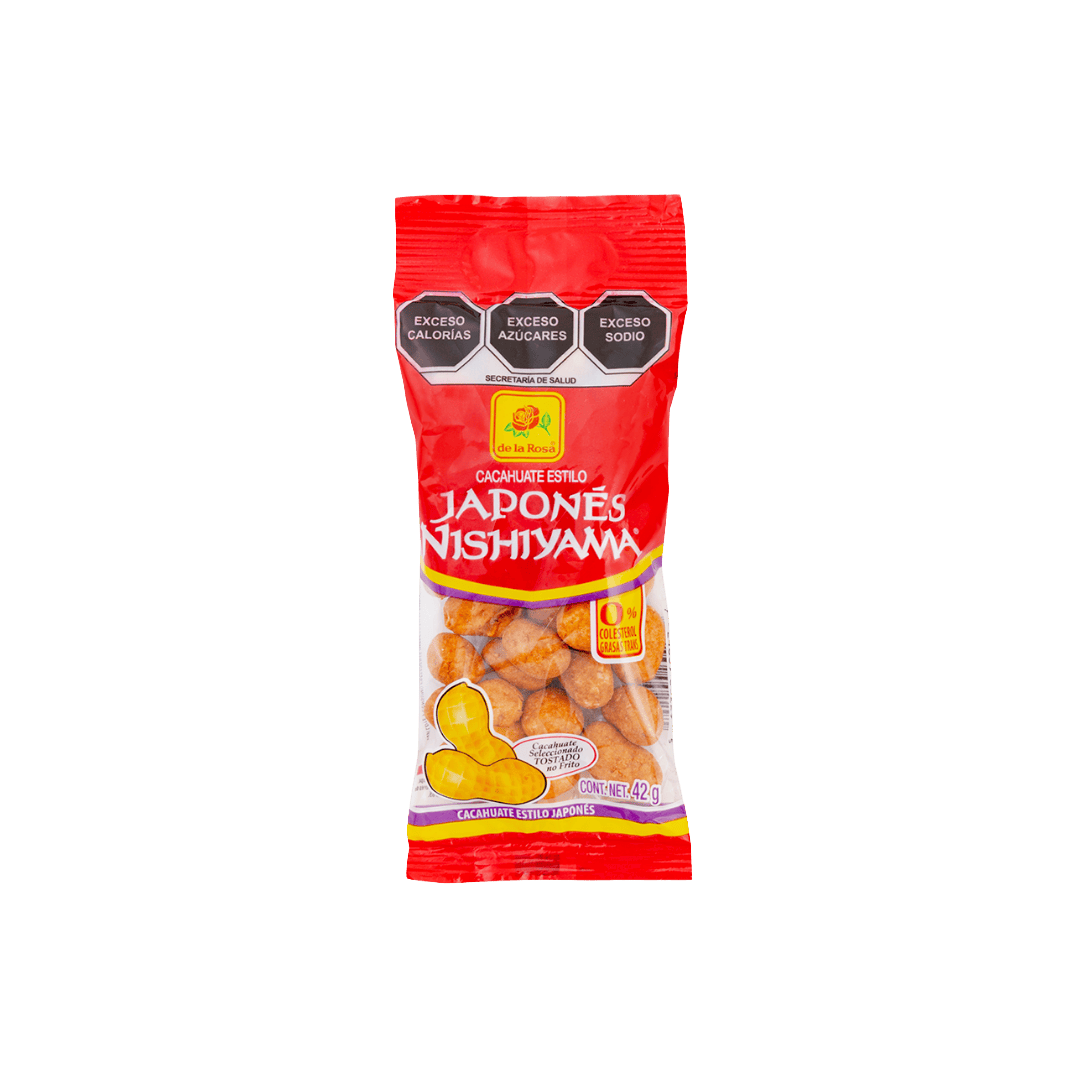 Cacahuate Japonés Nishiyama 14 piezas 42 grs