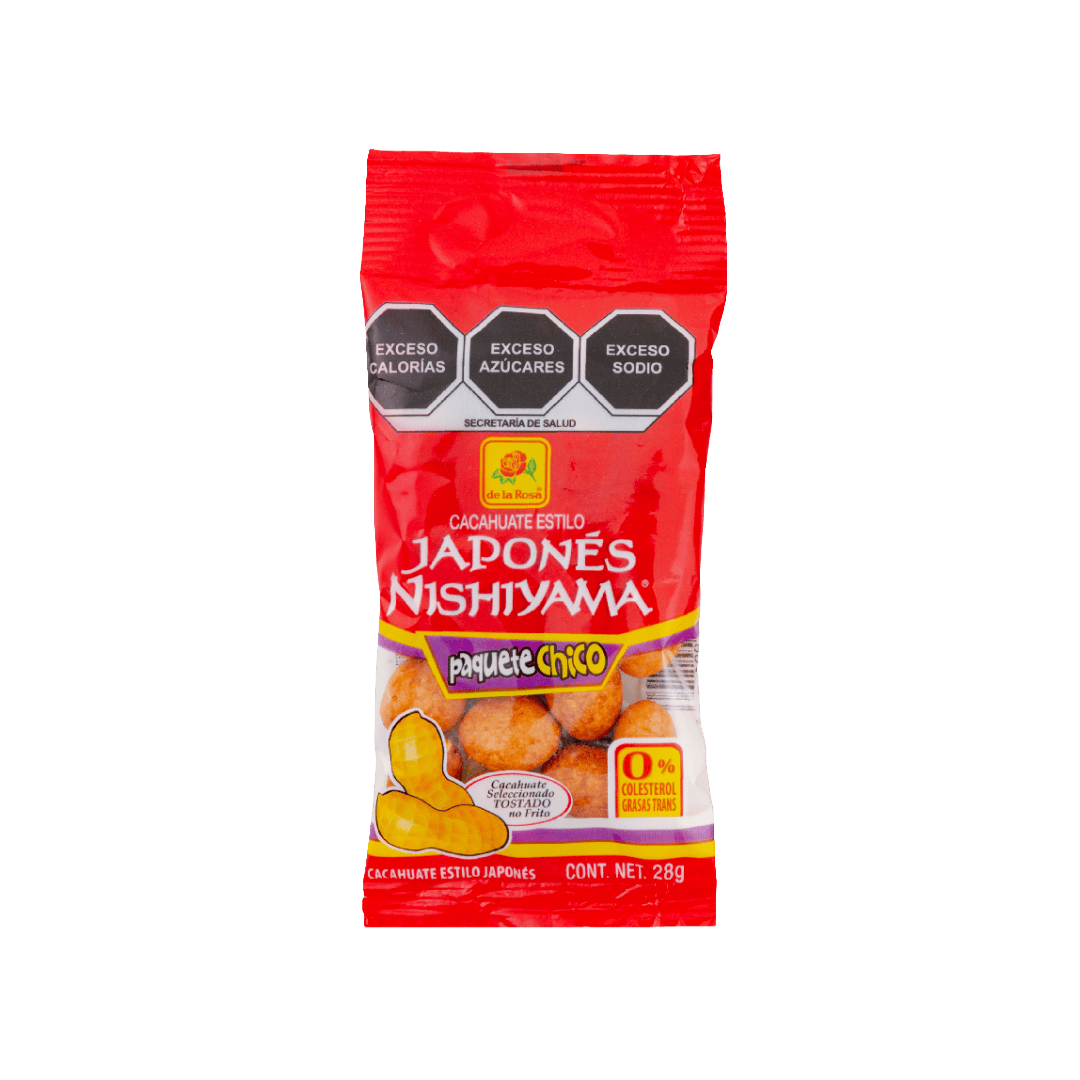 Cacahuate Japonés Paquete Chico 20 piezas 28 grs