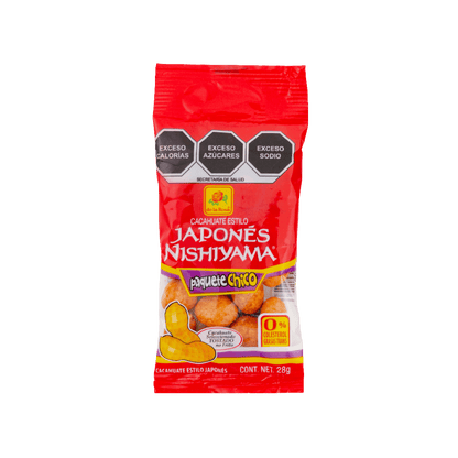 Cacahuate Japonés Paquete Chico 20 piezas 28 grs