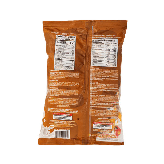 Caramelo Deli sabor Cacahuate, Avellana y Cajeta 100 piezas 500 grs