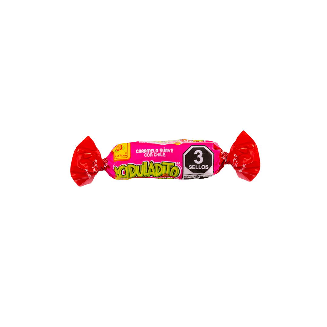 Caramelo Suave Aciduladito con Chile 100 piezas 5 grs