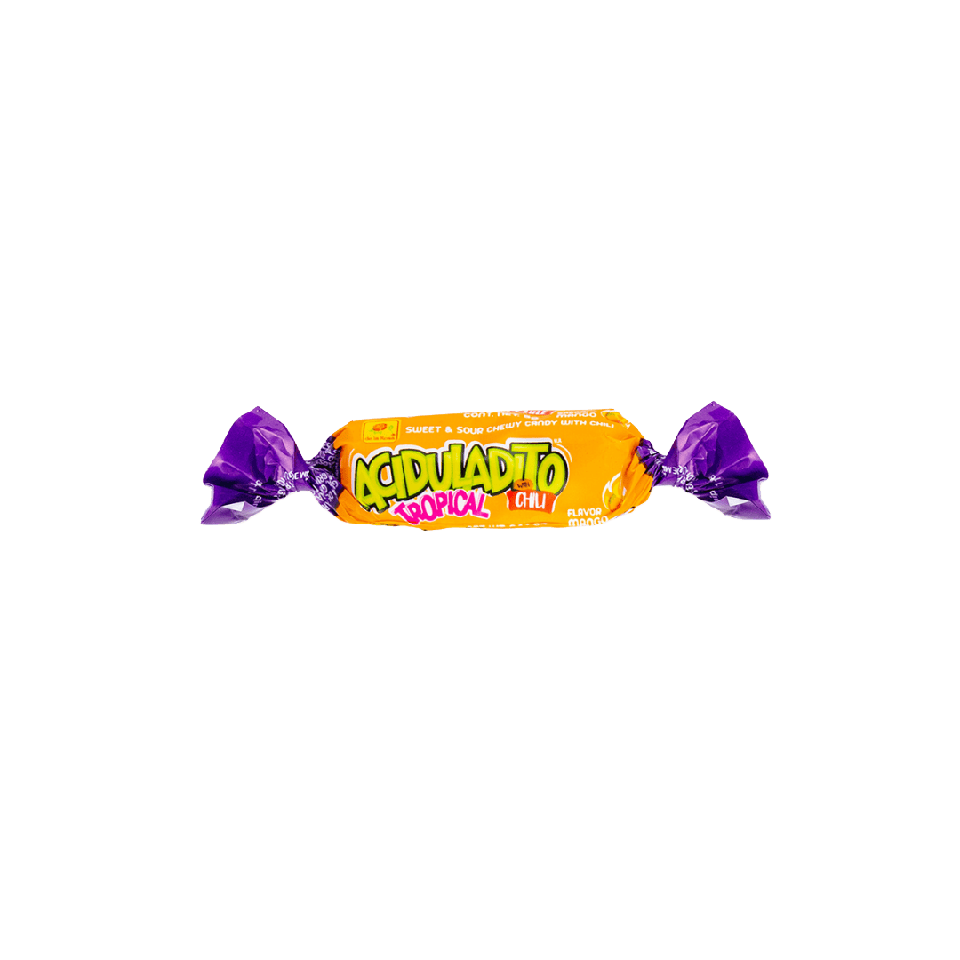 Caramelo Suave Aciduladito Tropical 100 piezas 5 grs