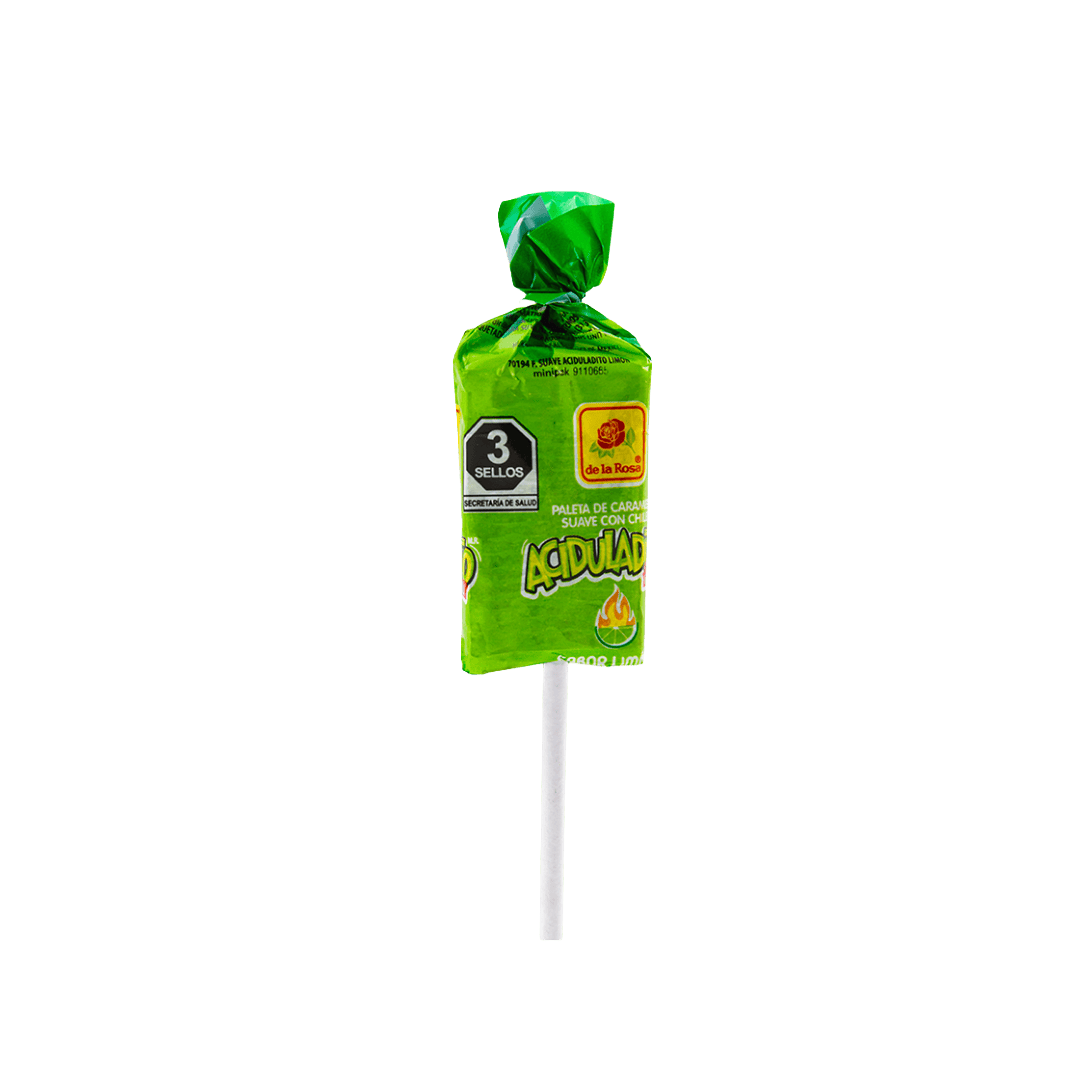 Paleta de Caramelo Suave Aciduladita 40 piezas 8.5 grs
