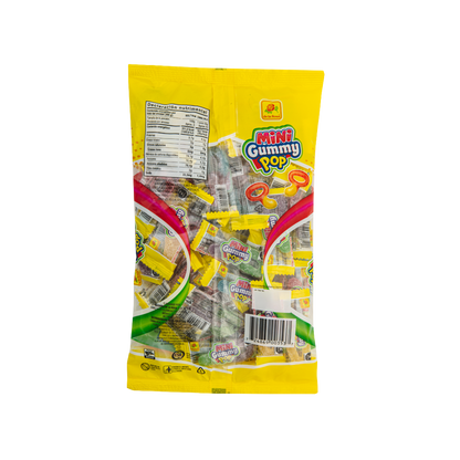 Gomitas Mini Gummy Pop Envoltura Individual 50 piezas 6 grs