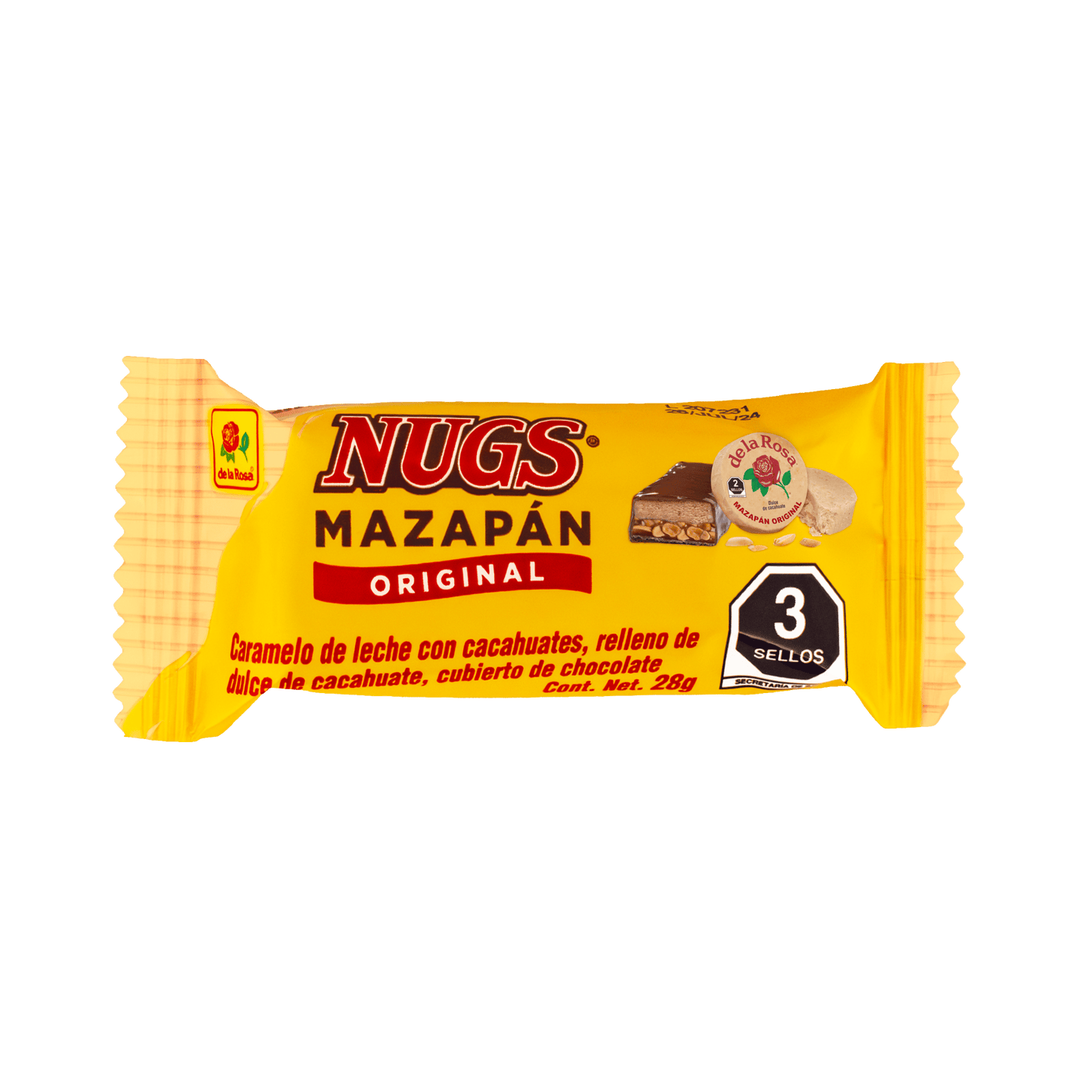 Nugs Mazapán 12 piezas 28 grs