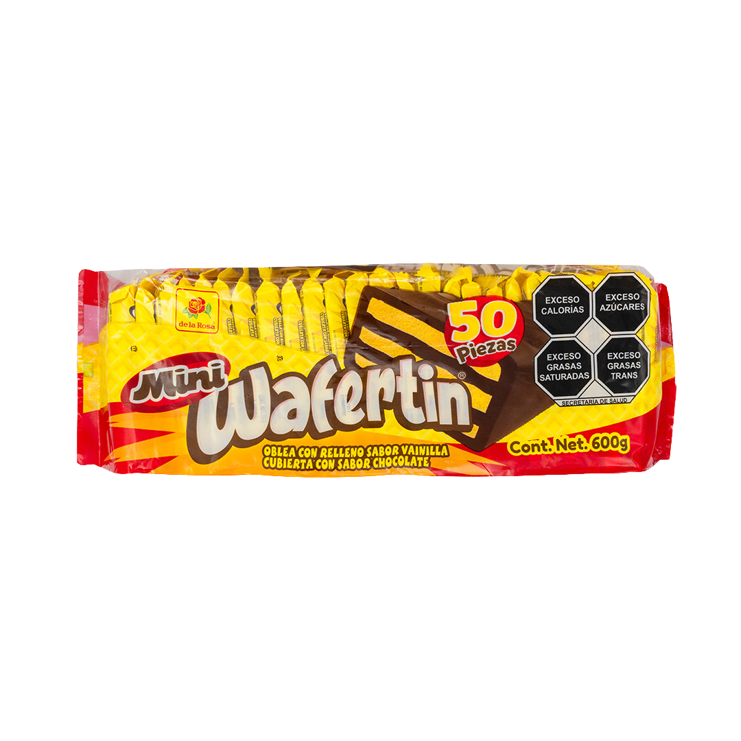 Galleta Mini Wafertin 50 piezas de 12 grs c.u.