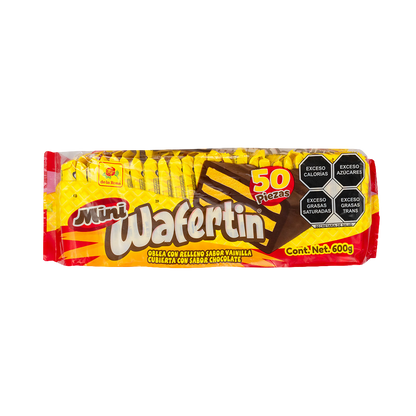 Galleta Mini Wafertin 50 piezas de 12 grs c.u.