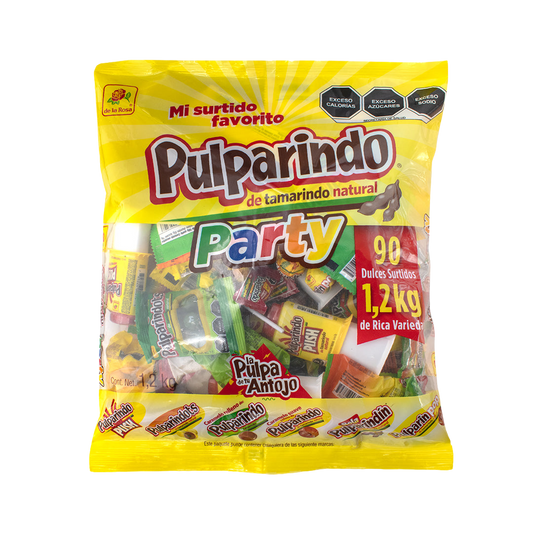 Pulparindo Party 90 piezas 1.2 kg