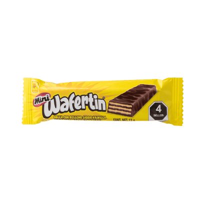 Galleta Mini Wafertin 50 piezas de 12 grs c.u.