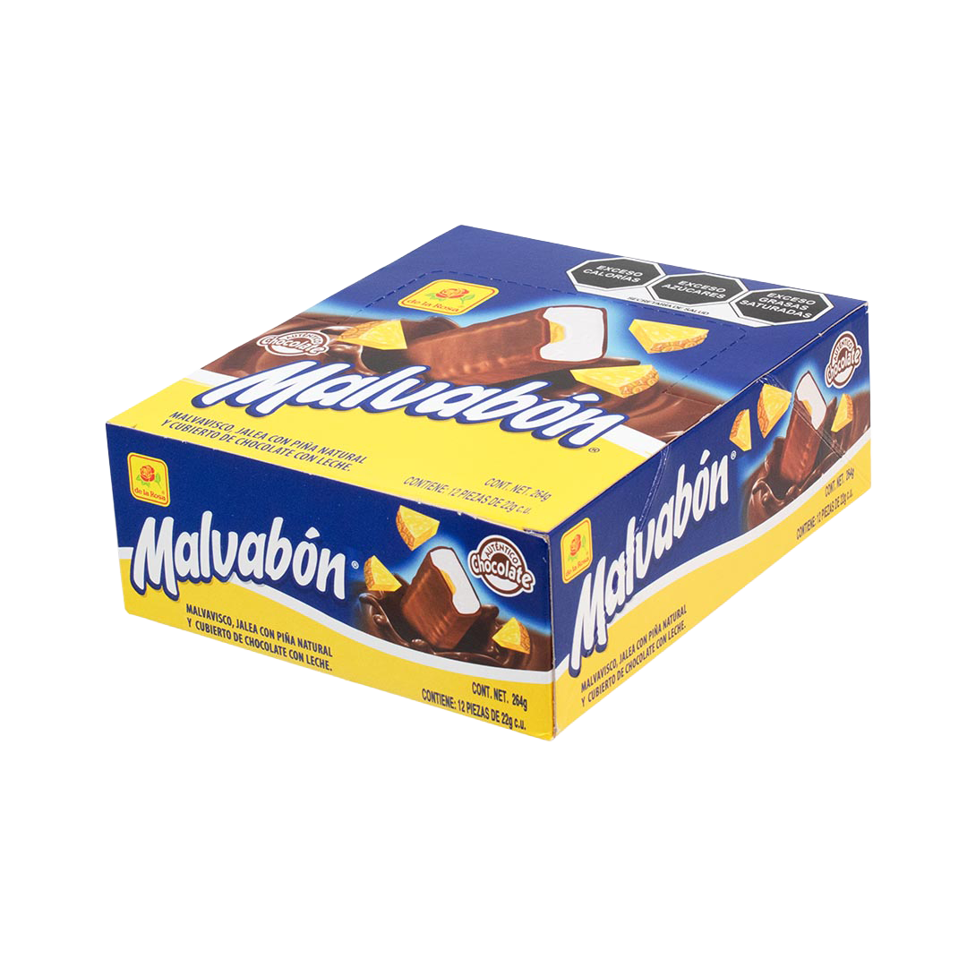Malvabón Piña 12 piezas 22 grs