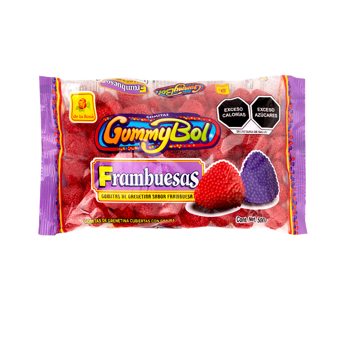 Gomitas GummyBol Frambuesas 500 grs