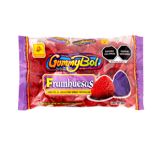 Gomitas GummyBol Frambuesas 500 grs