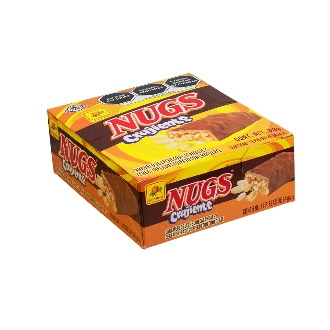 Chocolate Nugs Crujiente 12 pzs