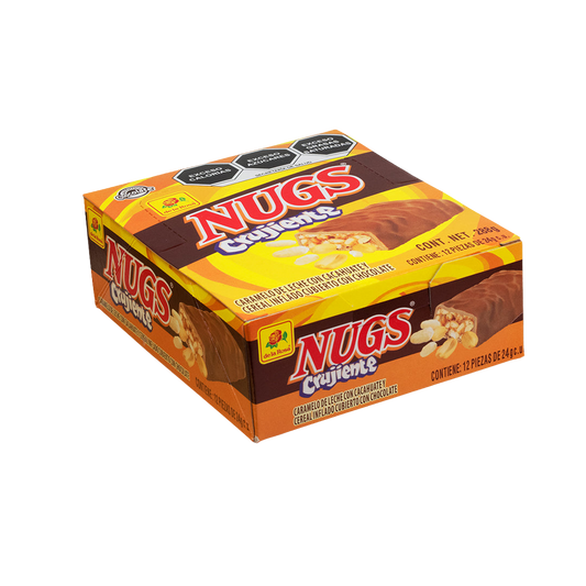 Chocolate Nugs Crujiente 12 pzs