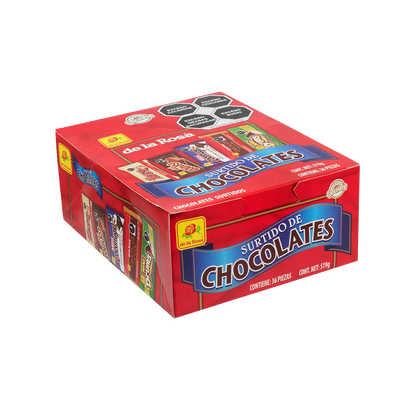 Surtido de chocolates, 36 piezas, 519 gr