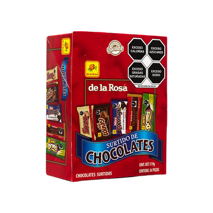 Surtido de chocolates, 36 piezas, 519 gr
