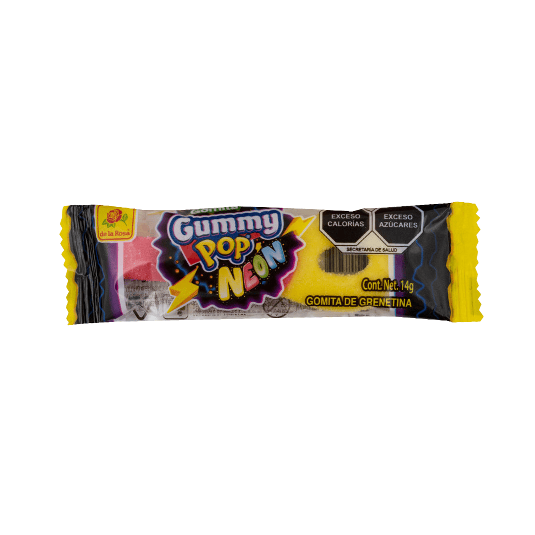 Gomitas Gummy Pop NEON 25 piezas 14 grs